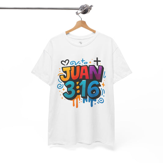 Juan 3:16 Christian FaithT-Shirt Spanish version