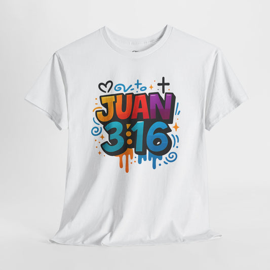 Juan 3:16 Camisa cristiana de fe y esperanza