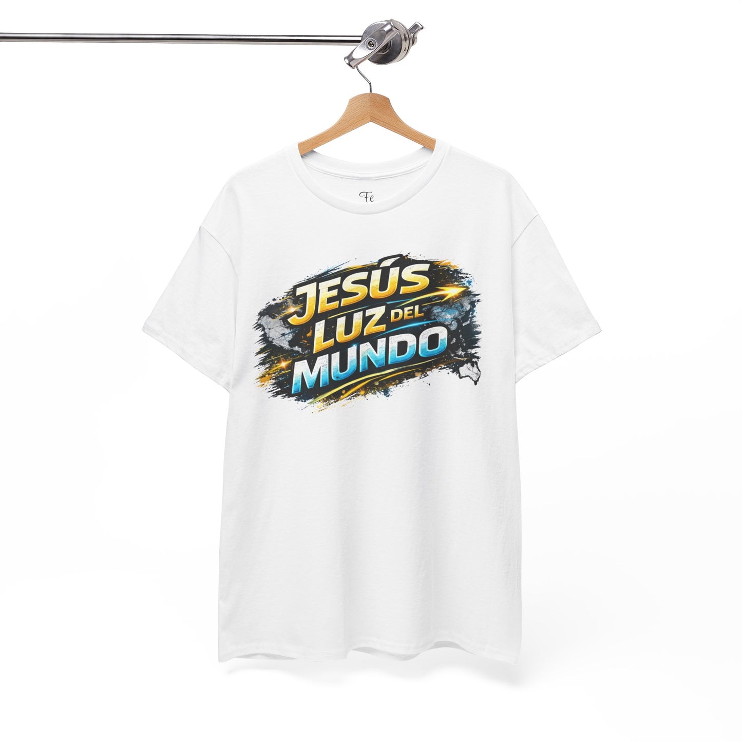 Jesús Luz Del Mundo Christian Faith Tshirt Spanish Version