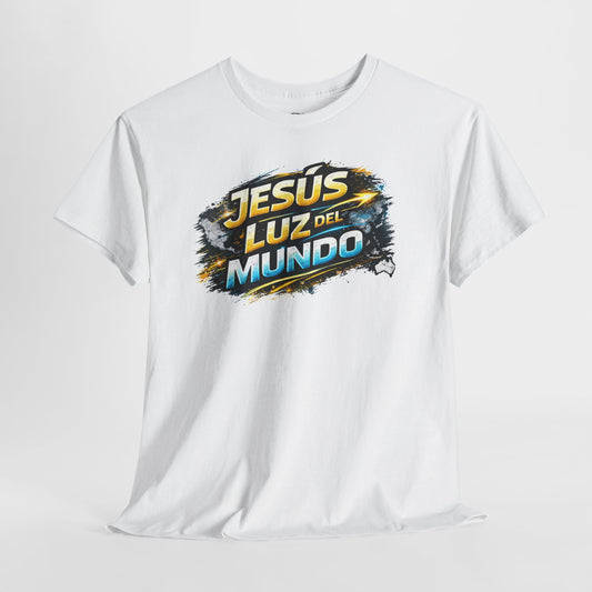 Jesús Luz Del Mundo Christian Faith Tshirt Spanish Version