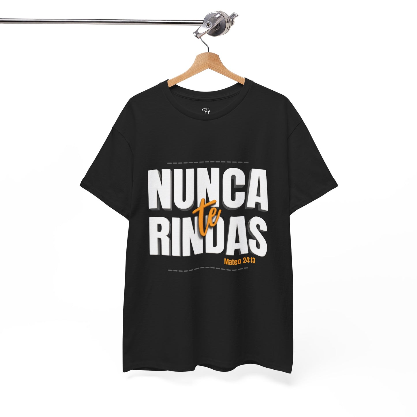 Nunca Te Rindas Christian Faith Tshirt Spanish Version