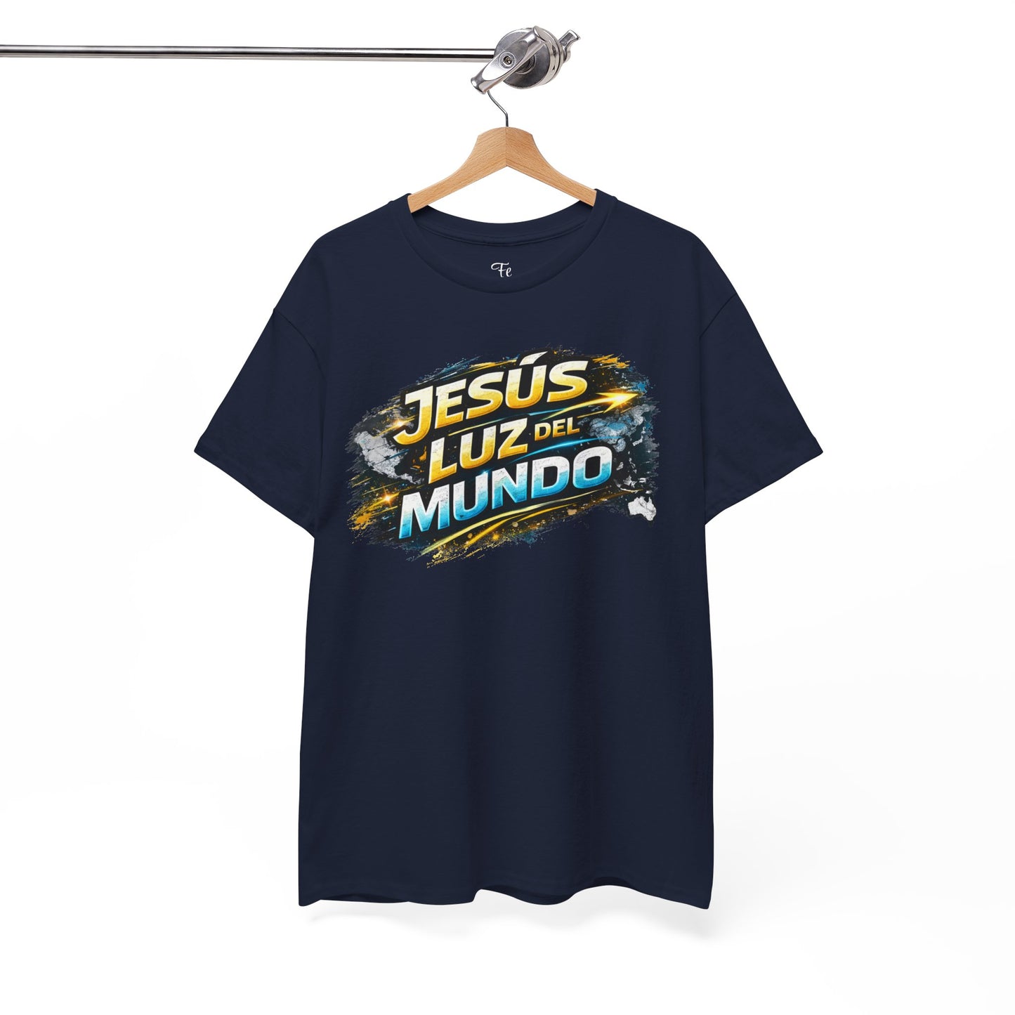 Jesús Luz Del Mundo Christian Faith Tshirt Spanish Version