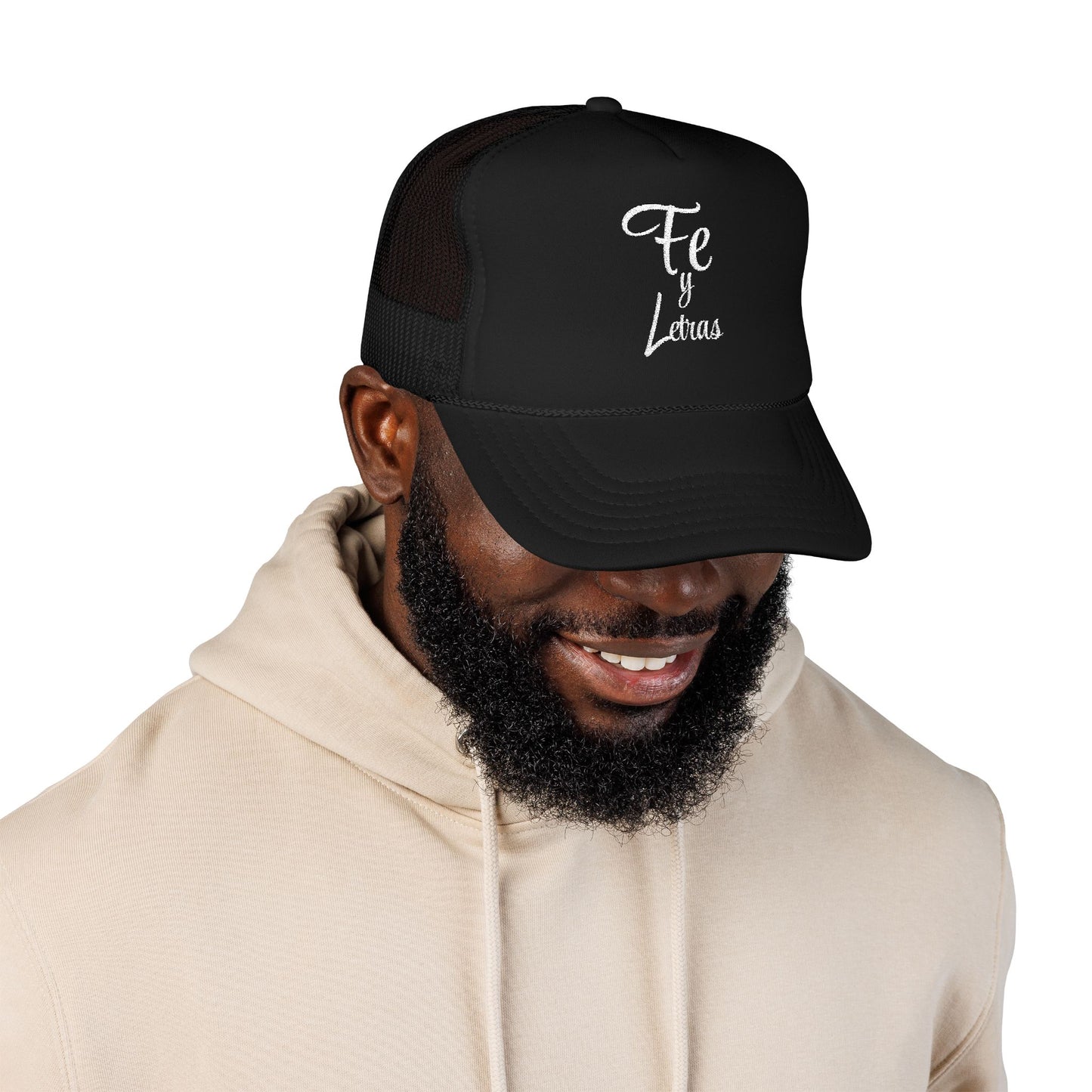 Gorra Oficial de Fe y Letras Bordada - Foam Trucker Hat - Embroidered