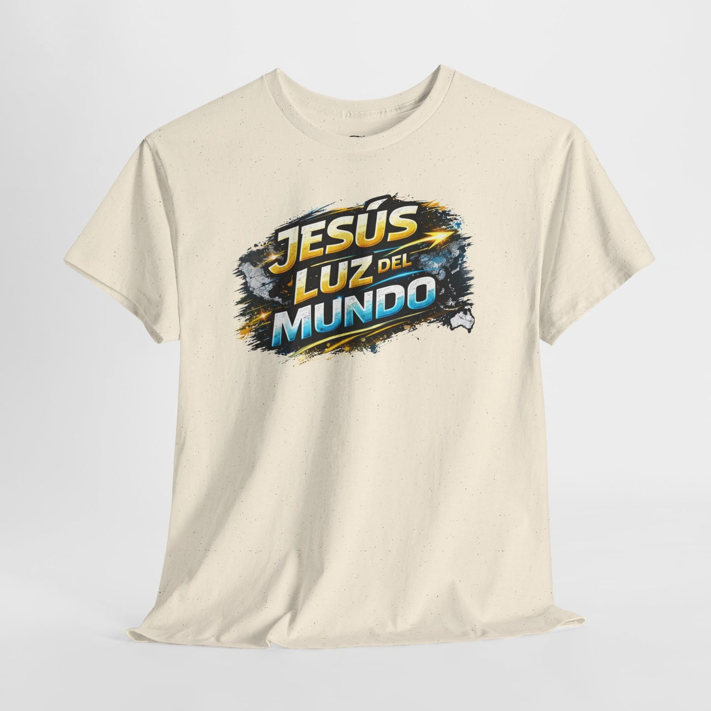 Jesús Luz Del Mundo Christian Faith Tshirt Spanish Version