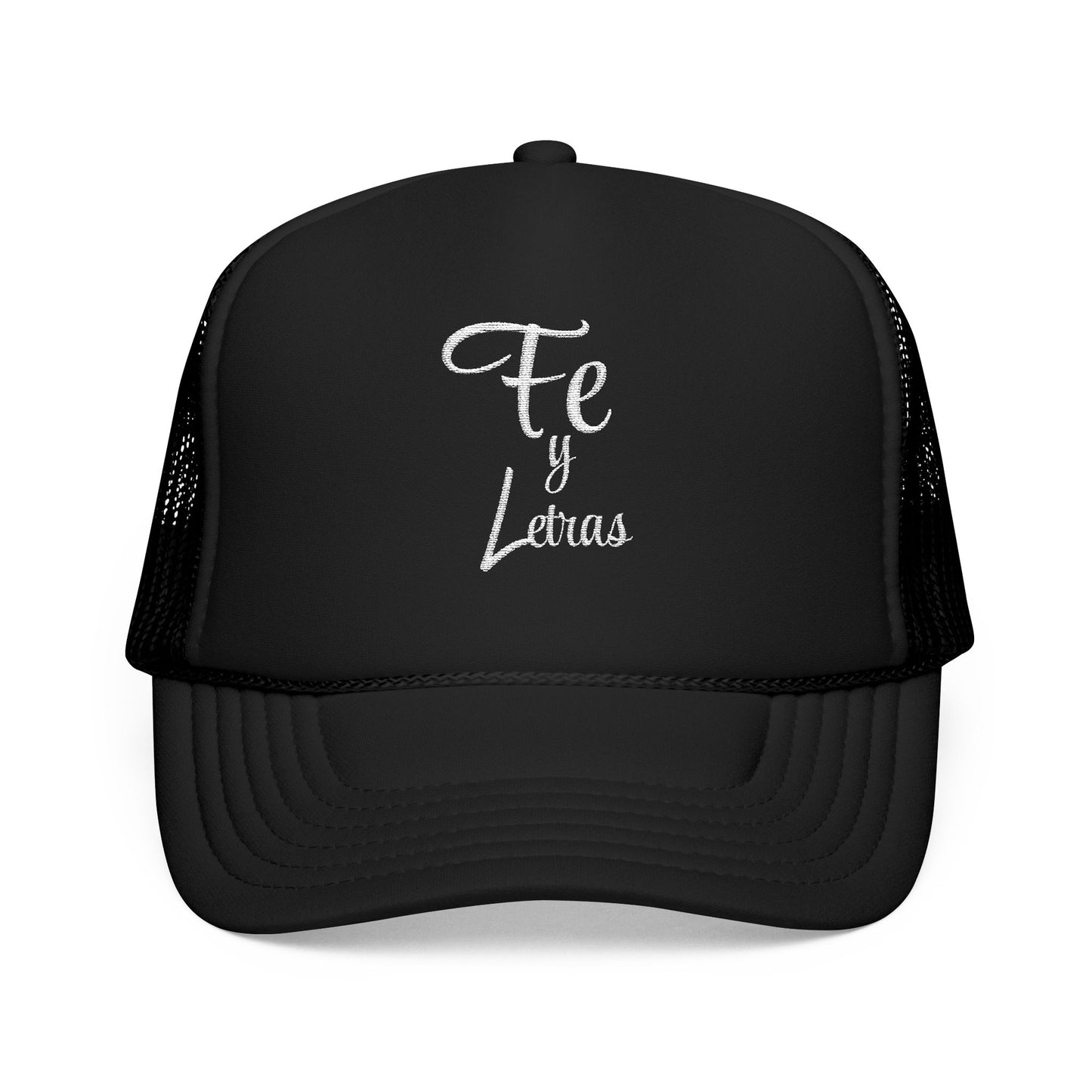 Gorra Oficial de Fe y Letras Bordada - Foam Trucker Hat - Embroidered