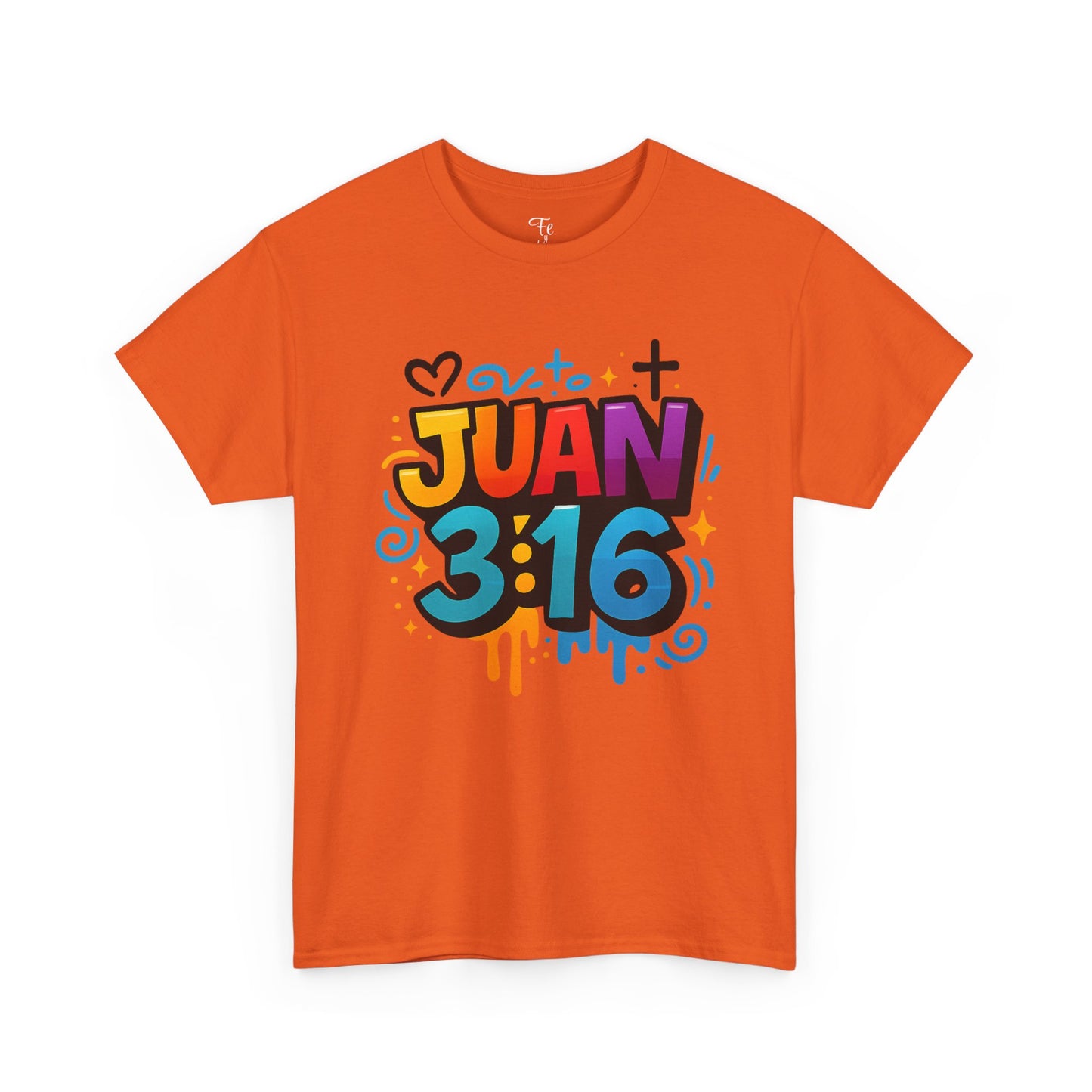 Juan 3:16 Christian FaithT-Shirt Spanish version
