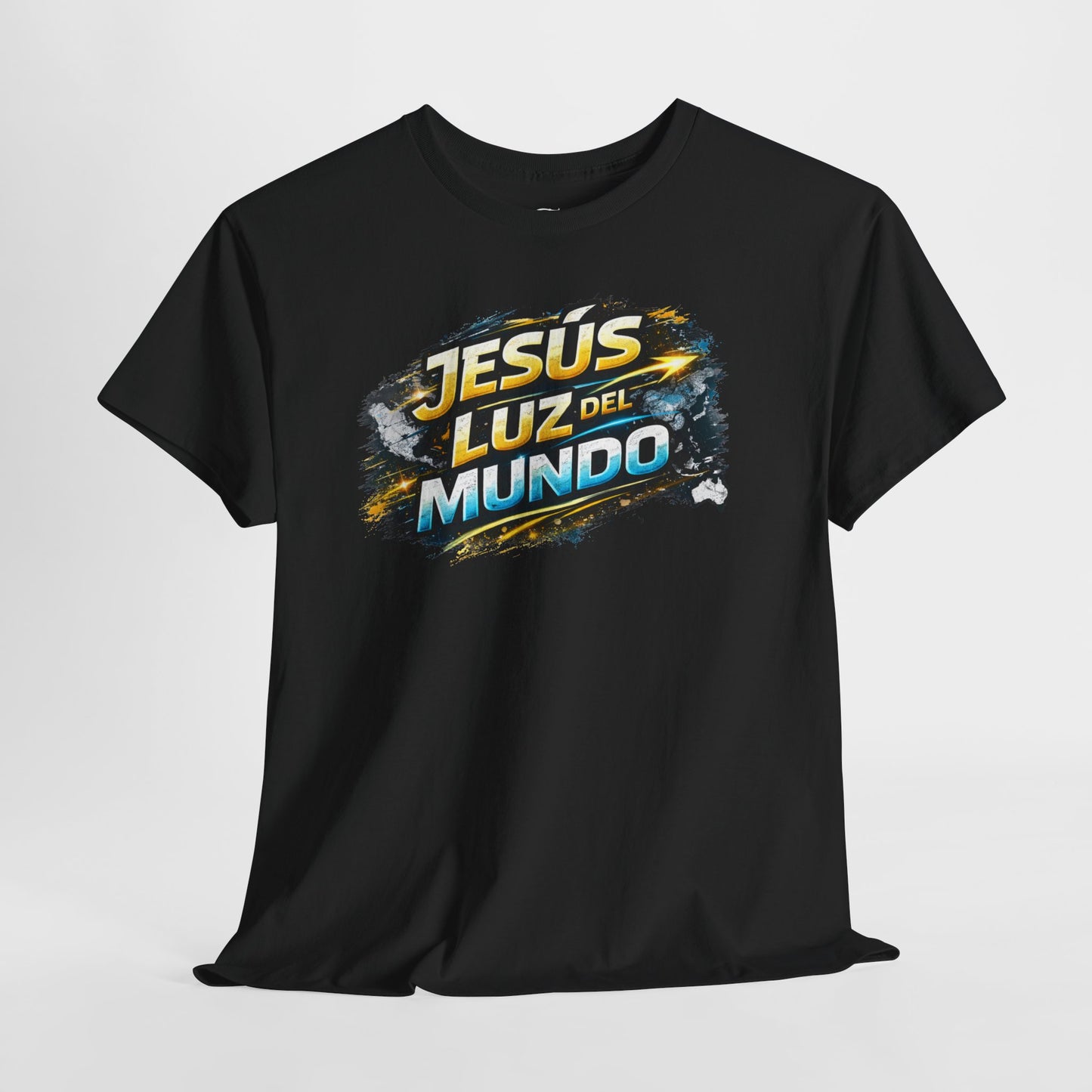 Jesús Luz Del Mundo Christian Faith Tshirt Spanish Version