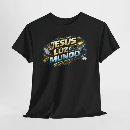 Jesús Luz Del Mundo Christian Faith Tshirt Spanish Version