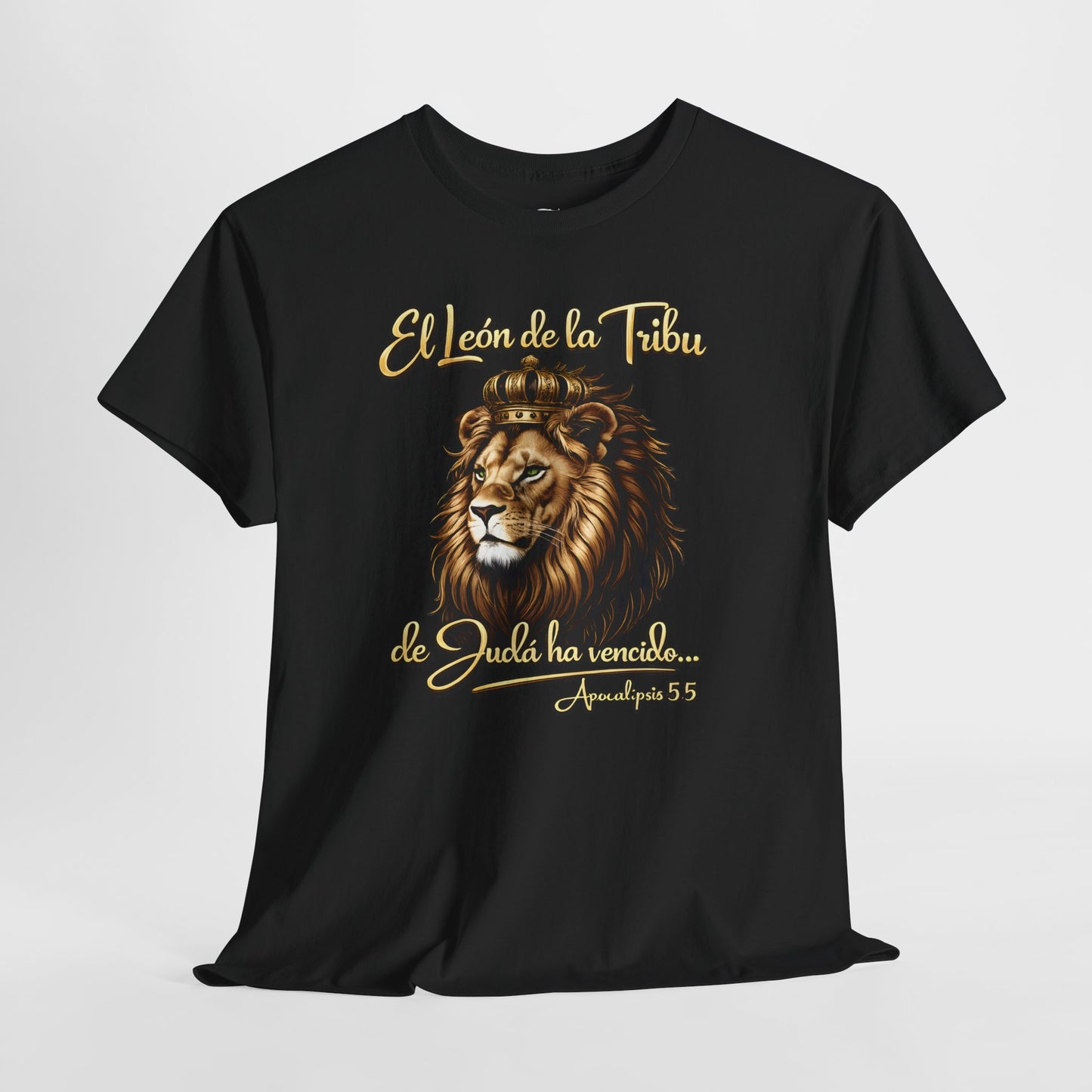 Lion of Judah Spanish T‑Shirt — "El León de la Tribu de Judá ha vencido" Christian Tee